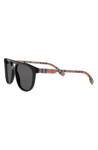 burberry 56mm aviator sunglasses|burberry aviator sunglasses women.